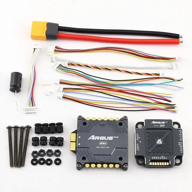 Alt view image 7 of 7 - Axisflying F7 Flight Controller Stack 55A 30x30 Argus PRO Drone FC Stack with 4in1 55A ESC BL32 for 3-6S FPV Drone Support BF INAV