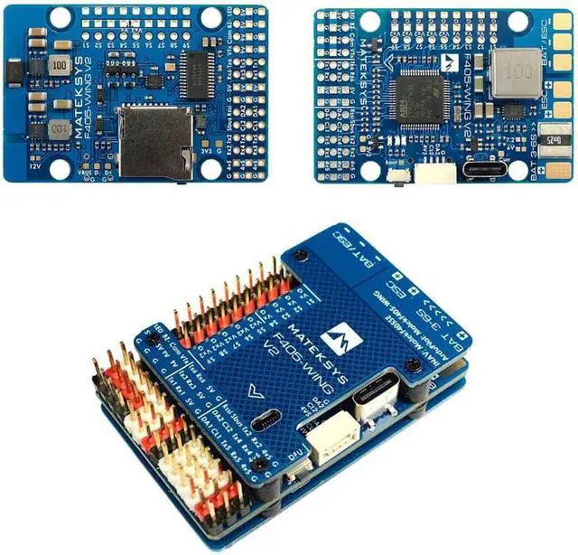 Alt view image 4 of 5 - MATEK Mateksys F405 Wing V2 Flight Controller F4 FC New Layout ICM42688P DPS310 ArduPilot INAV for RC FPV Racing Drone Fixed-Wing