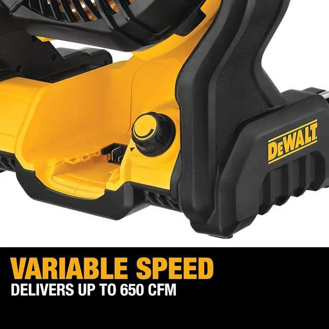 Alt view image 3 of 7 - 20V MAX Jobsite Fan, Cordless, Portable, Bare Tool Only (DCE512B)