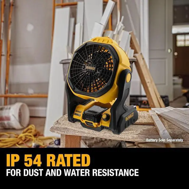 Alt view image 4 of 7 - 20V MAX Jobsite Fan, Cordless, Portable, Bare Tool Only (DCE512B)