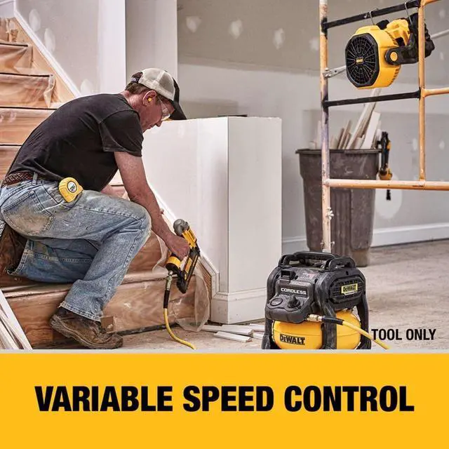 Alt view image 6 of 7 - 20V MAX Jobsite Fan, Cordless, Portable, Bare Tool Only (DCE512B)