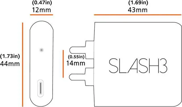 Alt view image 3 of 7 - Slash3 LDAC Bluetooth DAC Receiver  aptX Adaptive, RCA Out, Compact Hi-Res Audio Adapter for Home Stereo Upgrade