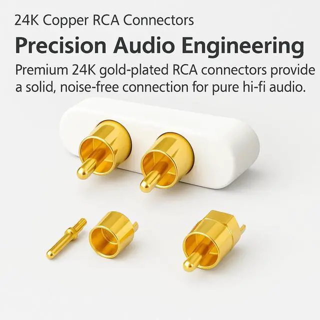 Alt view image 4 of 7 - Slash3 LDAC Bluetooth DAC Receiver  aptX Adaptive, RCA Out, Compact Hi-Res Audio Adapter for Home Stereo Upgrade