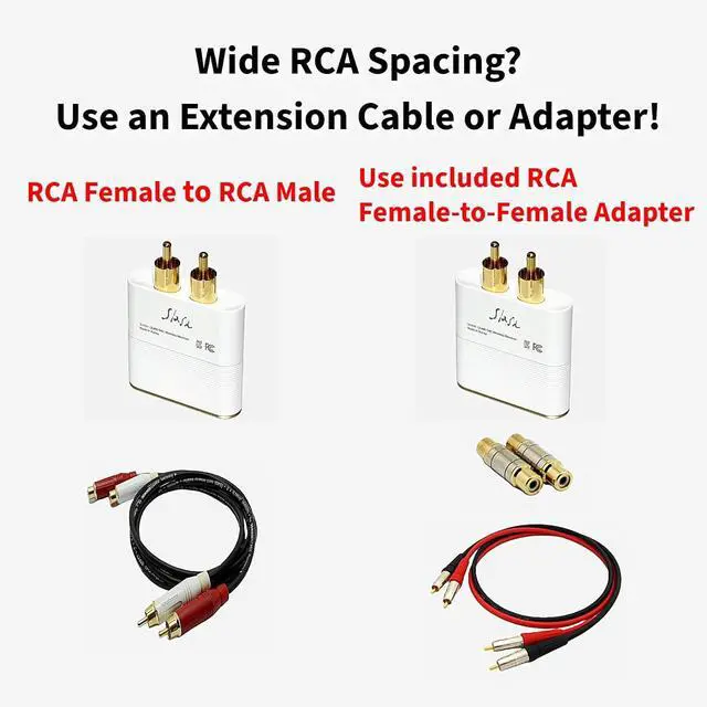 Alt view image 6 of 7 - Slash3 LDAC Bluetooth DAC Receiver  aptX Adaptive, RCA Out, Compact Hi-Res Audio Adapter for Home Stereo Upgrade