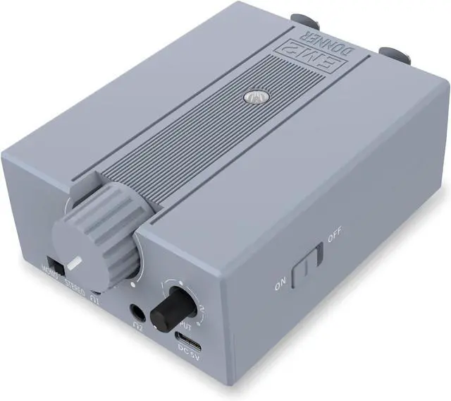 Main image of EM2 Headphone Amplifier DC 5V-1A, 3.5mm Rechargeable Portable in-Ear Monitor Amplifier with 8 to 250 Impedance, with 2 XLR and 1/4" TRS Inputs