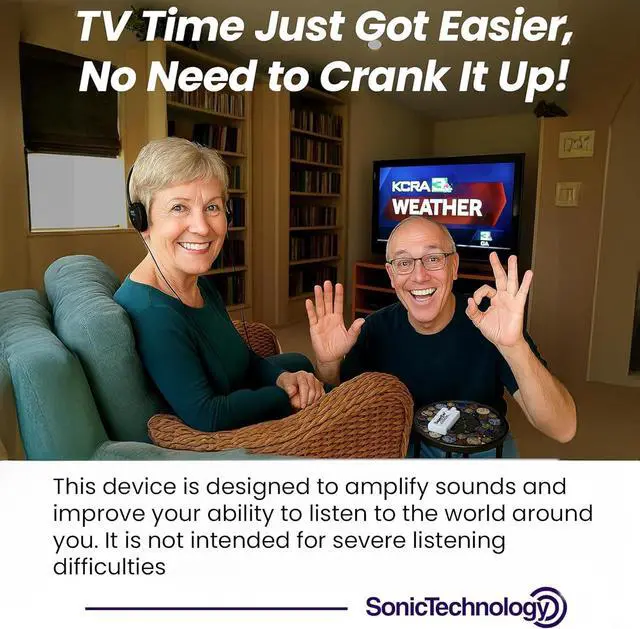 Alt view image 4 of 7 - Model SE5000 (PSAP) for Seniors - Hearing Amplifiers for Seniors, Super Ear Personal Sound Amplifier, Sound Amplifier Listening Device and Audio Accessories in 50dB Ambient Sounds Increase