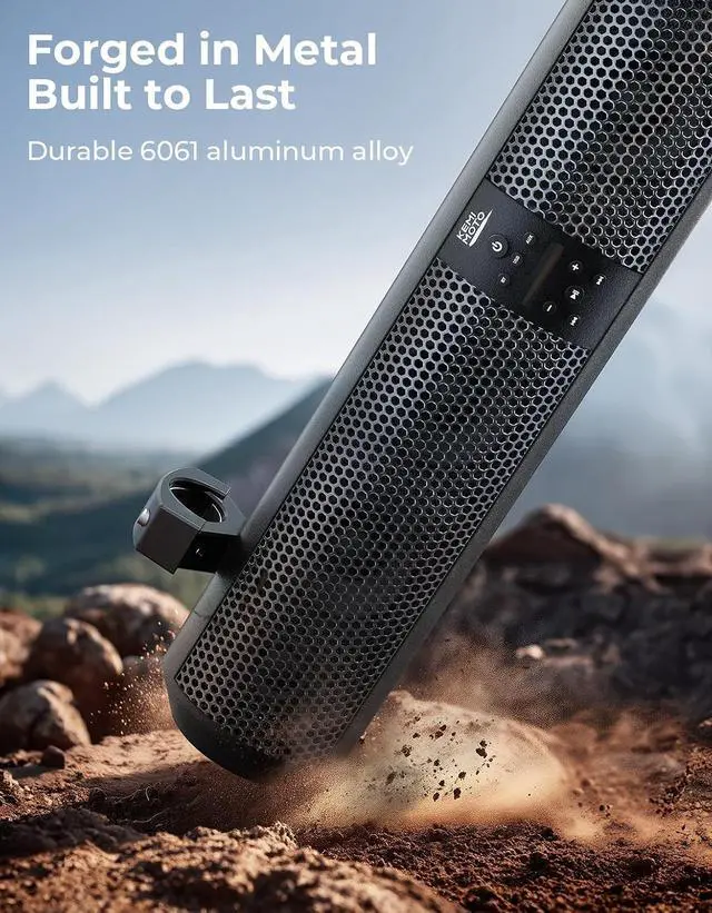Alt view image 4 of 7 - UTV Sound Bar 28 Inch ATV Soundbar 4X Subwoofers 2X Tweeters Bluetooth Golf Cart Sound Bar Compatible with Polaris RZR Can-Am Defender X3 CFMOTO ZFORCE, for 1.56"- 2.25" Roll Cage
