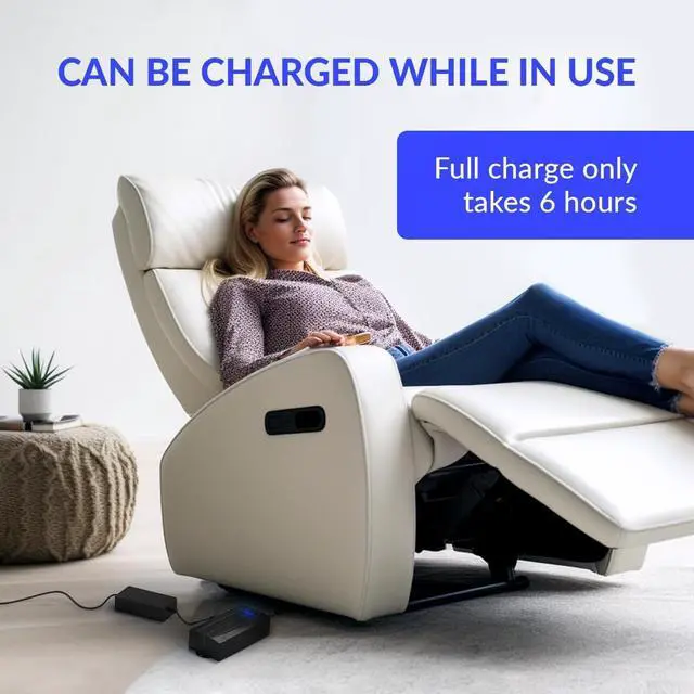 Alt view image 6 of 7 - Battery Pack for Reclining Furniture - Rechargeable Recliner Battery Pack - Universal 2-Pin Power Supply for Electric Recliners, Recliner Chair, Couch, Sofa (2200 mAh)