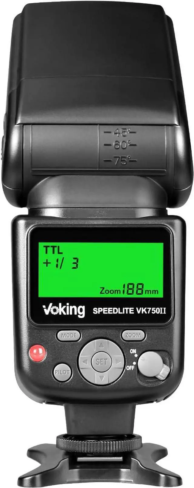 Alt view image 3 of 7 - VK750II TTL Camera Speedlite Flash Compatible with Nikon D3500 D3400 D3300 D3200 D3100 D5600 D7100 D7200 D5300 D5500 D500 D850 D750 and Other DSLR Cameras