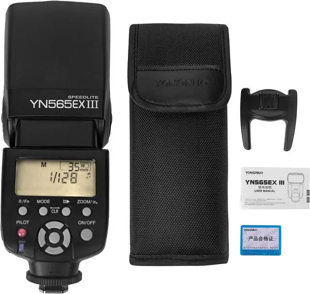 Alt view image 2 of 7 - YN565EX III C Flash Speedlite, Hot Shoe Flash TTL HSS Slave, Compatible with 1500D 1300D 800D 750D 60D 50D