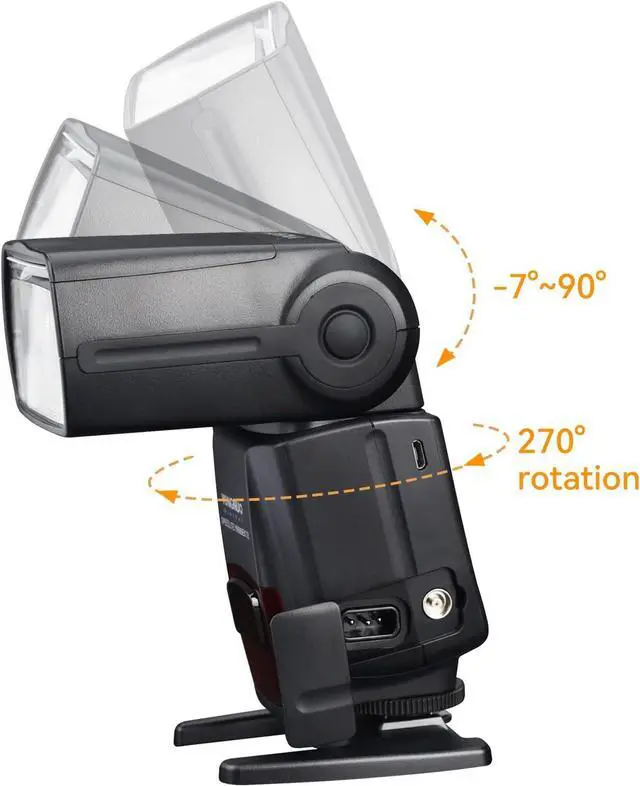 Alt view image 7 of 7 - YN565EX III C Flash Speedlite, Hot Shoe Flash TTL HSS Slave, Compatible with 1500D 1300D 800D 750D 60D 50D