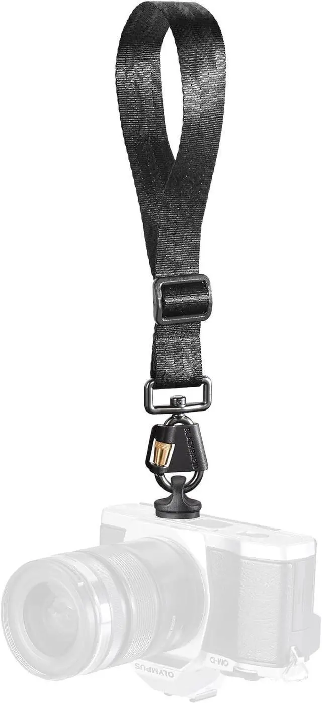 Main image of Camera Wrist Strap with FastenR FR-5 to connect to tripod mount on DSLR, SLR and Mirrorless Cameras