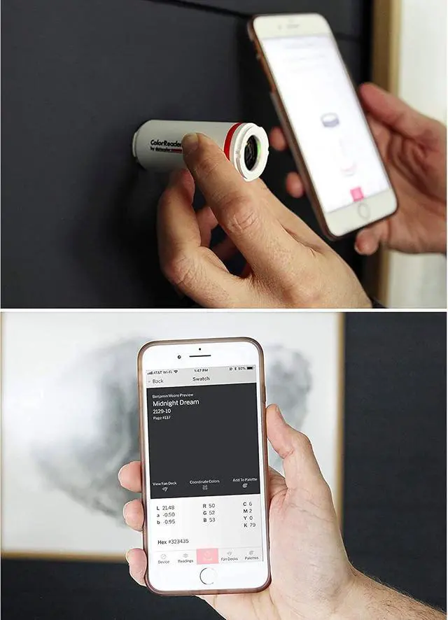 Alt view image 3 of 7 - ColorReader  Identify Paint Color Instantly - Color Matching Tool - Designed For DIY, Painters, Designers and Facility Managers