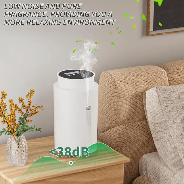Alt view image 6 of 7 - Scent Air Machine for Home, 1500 Sq. Ft Coverage Hotel Collection Diffuser with Smart Cold Air Tech, Whole House Fragrance, Bluetooth Waterless Oil Diffuser for Large Room, Hotel, Spa, Office