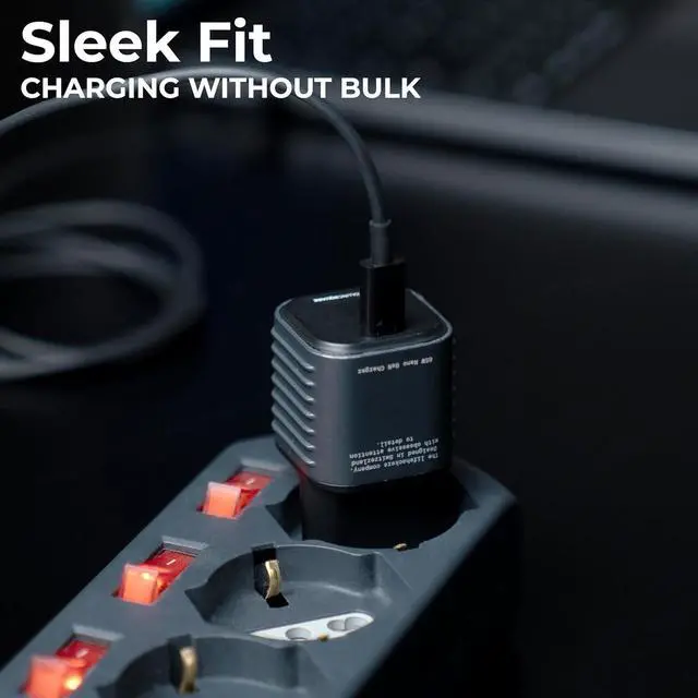 Alt view image 7 of 7 - Supertiny - 65W USB-C GaN Wall Charger, Fast Charging Adapter with Foldable US Plug, Ultra-Compact Travel Charger for Phones, Tablets, Laptops and USB-C Devices (Only 1.7in Long)