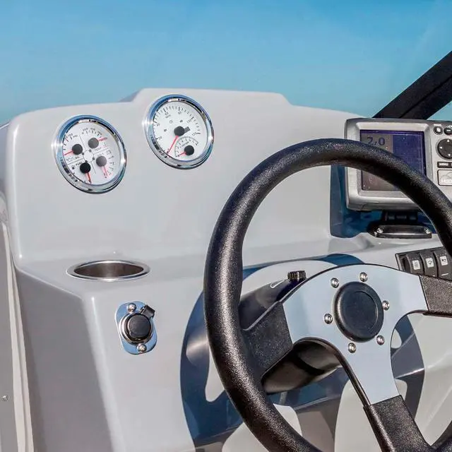 Alt view image 4 of 6 - GPS Speedometer Gauge Set - 2 in 1 GPS Speedometer with Tachometer, 4 in 1 Oil Pressure Water Temperature Fuel Level Voltage, AUTO Boat Gauges Set for Car Marine (White)