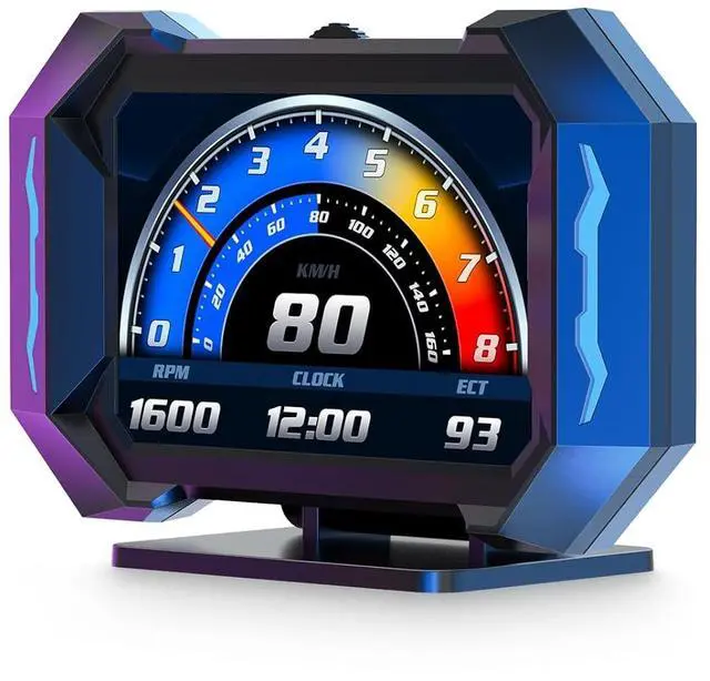 Main image of OBD2 Gauge Car HUD Head Up Display Multifunction Digital,Car Speedometer Tachometer Water Temperature Oil Temperature Volt Inclinometer Boost Gauge RPM Meter fit for Most Vehicles After 2008