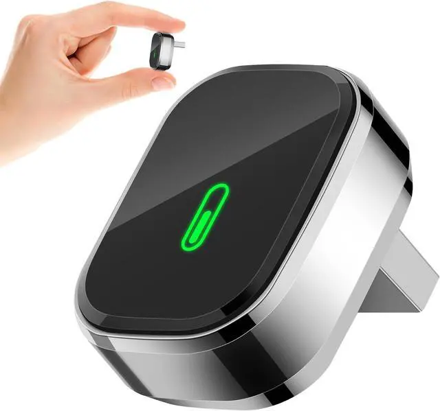 Main image of Wireless CarPlay Adapter, 2-in-1 CarPlay & Android Auto Adapter  Mini Snug Fit Design, Convert Factory Wired to Wireless for iPhone iOS 10+ & Android 11+