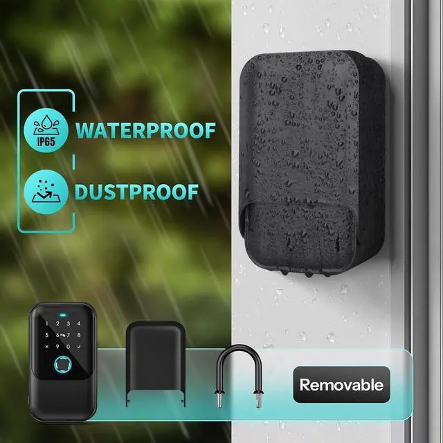 Alt view image 4 of 7 - Smart Key Lock Box, TTLock APP Control, Fingerprint, Manual Keys, Access Card, EKey and Passcode Unlock, Electronic Bluetooth Wireless Lock Box for Airbnb Realtor House Office