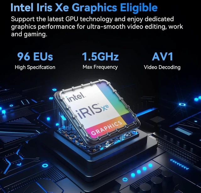 Alt view image 3 of 7 - GEEKOM IT13 Mini PC 2026, Intel i9-13900HK, 32GB RAM, 1TB SSD