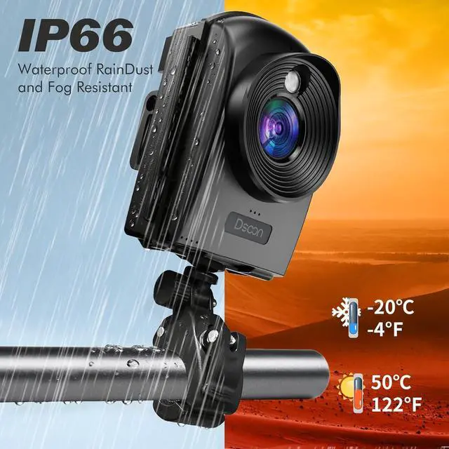 Alt view image 5 of 7 - Time Lapse Camera,1080P FHD Timelapse Camera Outdoor Construction Recording,180-Days Standby,110° Wide Angle & 2.4" LCD Screen,IP66 Waterproof,Multiple Modes,Includes 64GB TF Card