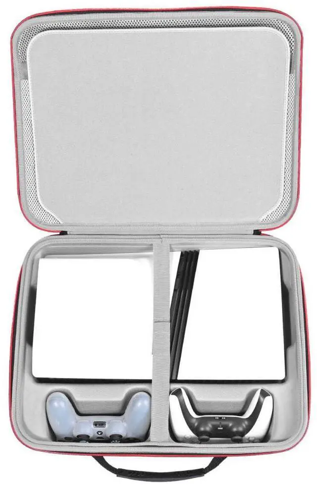 Main image of Hard Case for  5 Pro,Travel Protective Case for PS5 Pro Console,Controller x2,Charger x1,Portable Screen x1,Game Discs and other Accessories