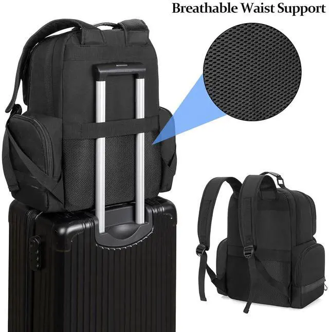 Alt view image 6 of 7 - Console Backpack Compatible with  5/PS5 Slim/PS5 Pro, Travel Carrying Case Bag with Protective Liner, Fits 15.6 Laptop, Controllers and Most Gaming Accessories (Patent Design)