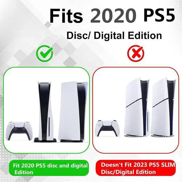 Alt view image 3 of 6 - Hard Shell Carrying Case for  5 Console, Travel Case for PS5 Disc Digital Edition, Storage Bag for PS5 Controllers and Other Accessories