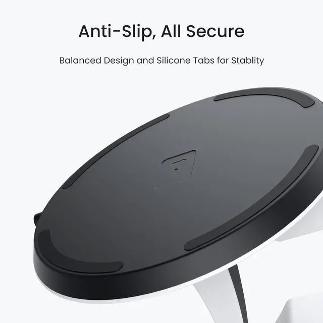 Alt view image 7 of 7 - D2 3-in-1 Controller Charging Station for PSVR2 and PS5 with VR Display Stand and LED-Charging Indicator