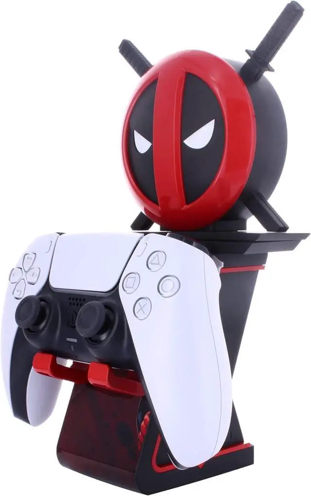 Alt view image 2 of 5 - Cable Guys LED Ikons: Marvel Deadpool - Phone & Controller Holder - Light Up Gaming Controller / Mobile Phone / Device Holder, Includes 4' Charging Cable