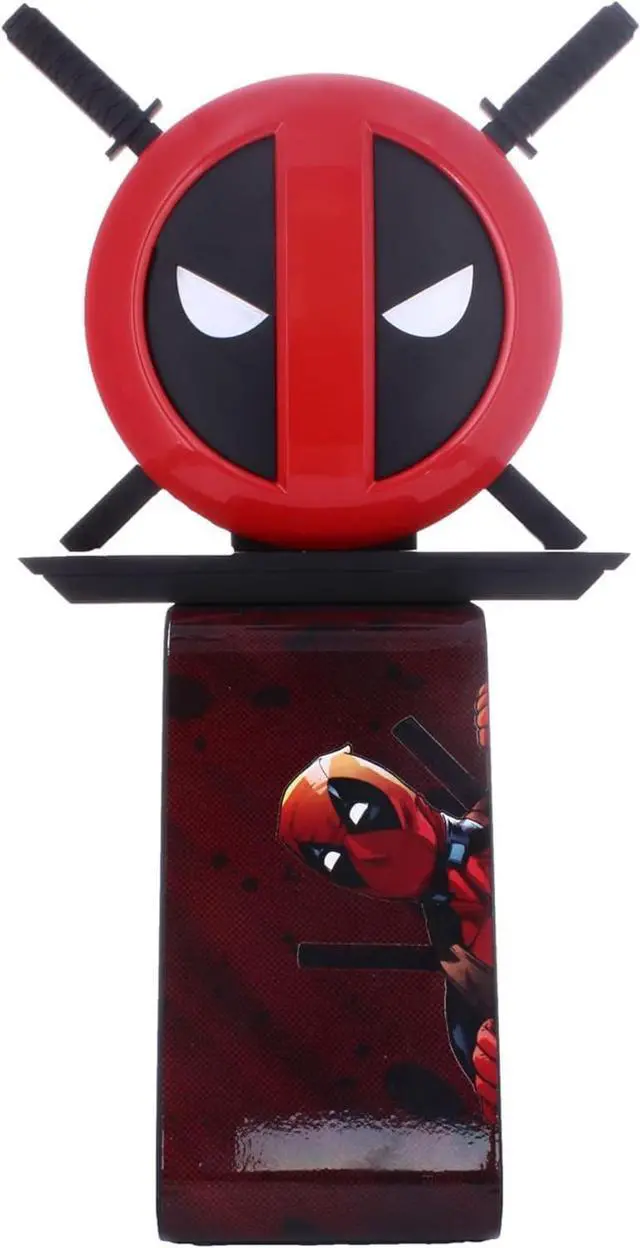Alt view image 5 of 5 - Cable Guys LED Ikons: Marvel Deadpool - Phone & Controller Holder - Light Up Gaming Controller / Mobile Phone / Device Holder, Includes 4' Charging Cable