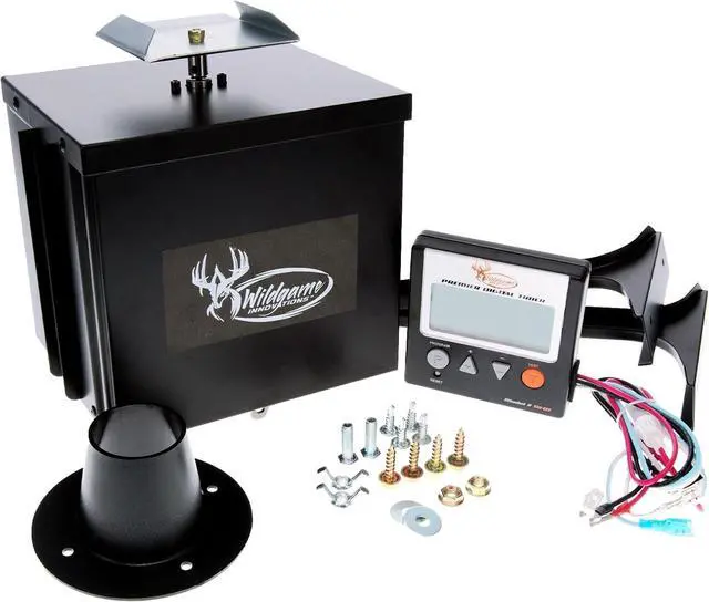 Alt view image 2 of 7 - Trophy Hunter 6V Digital Feeder Kit , Weather-Resistant Durable Easy-to-Use Digital Power Control Unit for Hunting Game Feeder