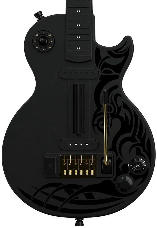 Alt view image 3 of 7 - Gibson Les Paul Guitar Controller - Black Tribal - Multi Platform