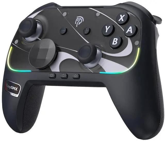 Main image of S10 Switch 2 Controller-One Key Wake-up, Switch 2 Pro Controller with 6 Axis Gyro, NFC Function, TMR Anti-Drift Joystick, HD Rumble, Swappable D-Pad & Faceplate-black