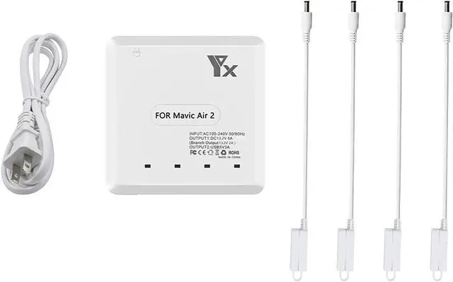 Main image of Battery Charger forAir 2S,Mavic Air 2 Drone,6 in 1 Rapid Multi Charging Hub,Simultaneous Charge 4 Batteries and Remote Controller