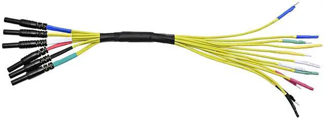 Alt view image 5 of 7 - HT306 4 Connectors Sizes Universal Breakout Leads, 6 Channel Test Lead Set for Automotive Oscilloscope Diagnostic, 0.6 mm, 1.5 mm, 2.3 mm and 2.8 mm