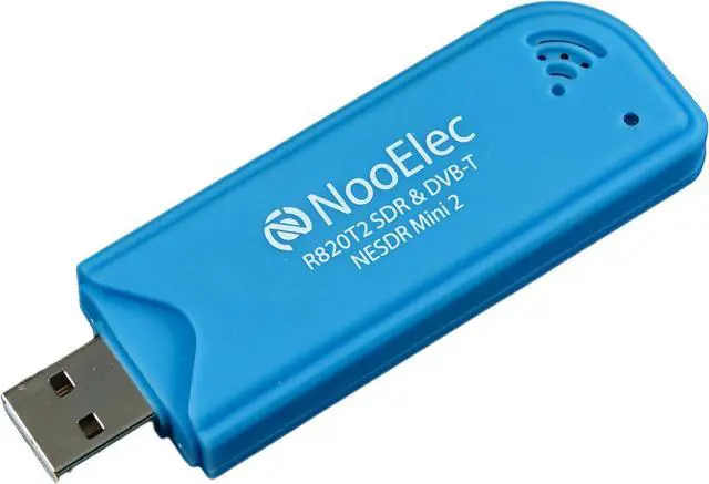 Main image of NESDR Mini 2 USB RTL-SDR and ADS-B Receiver Set, RTL2832U and R820T2 Tuner, MCX Input. Low-Cost Software Defined Radio Compatible with Many SDR Software Packages, ESD-Safe