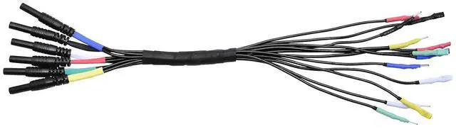 Alt view image 7 of 7 - HT306 4 Connectors Sizes Universal Breakout Leads, 6 Channel Test Lead Set for Automotive Oscilloscope Diagnostic, 0.6 mm, 1.5 mm, 2.3 mm and 2.8 mm