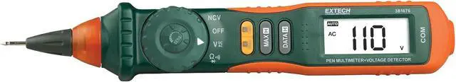 Alt view image 2 of 5 - 381676A 9 Function Pen Multimeter + NCV Auto/Manual Ranging Pen Multimeter with Non-Contact Voltage Detector