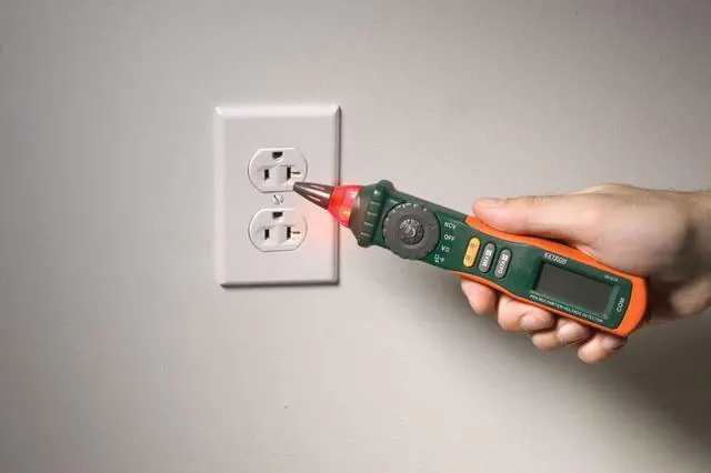 Alt view image 3 of 5 - 381676A 9 Function Pen Multimeter + NCV Auto/Manual Ranging Pen Multimeter with Non-Contact Voltage Detector