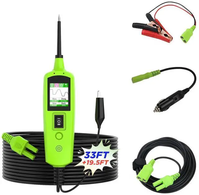 Main image of Power Circuit Probe Kit - 6-24-30v Automotive Circuit Tester with Vehicle Tracer & Short/Open Finder for Battery Testing, Headlight Testing, Brake Light Testing etc