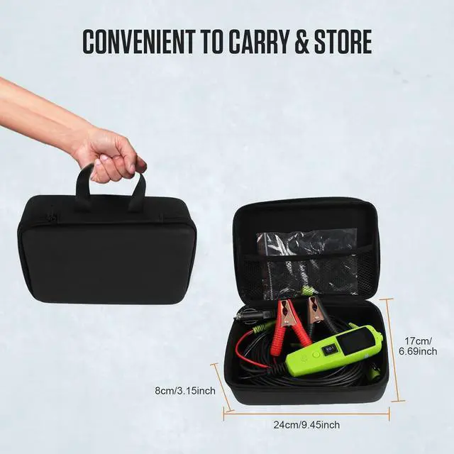 Alt view image 5 of 7 - Power Circuit Probe Kit - 6-24-30v Automotive Circuit Tester with Vehicle Tracer & Short/Open Finder for Battery Testing, Headlight Testing, Brake Light Testing etc