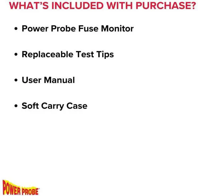 Alt view image 6 of 6 - PPFUSE Fuse Monitor - Circuit Tester for Mini, Maxi & ATC Fuses  Live Current Readings Up to 80A  Replaceable Tips, and Built-in Flashlight