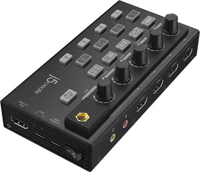 Main image of All-in-One Live Streaming Station - Quad HDMI Capture, Audio Mixer, Video Switcher, Plug & Play, for Streaming, Video Conferencing, Teaching, Broadcasting (JVA08)