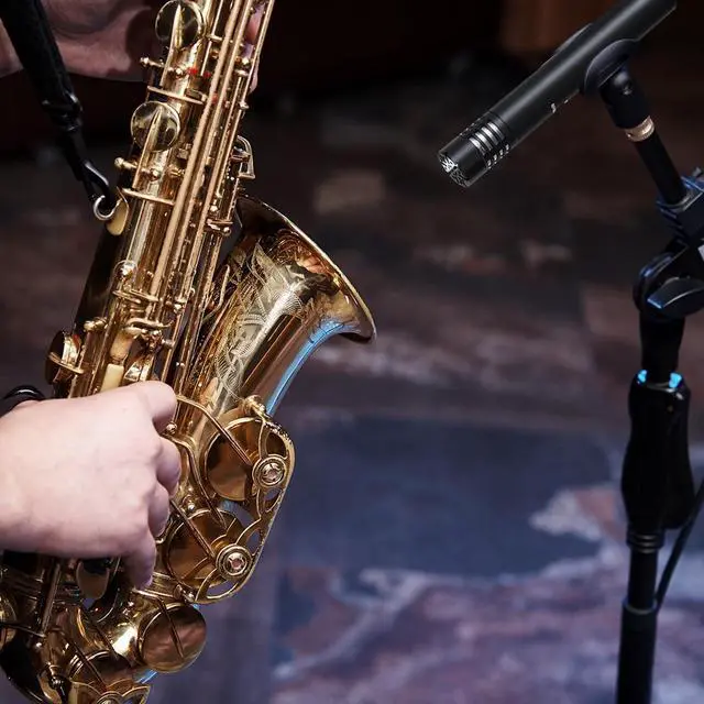 Alt view image 6 of 7 - Instrument Microphone with Clip, Cardioid Condenser Professional Instrument Mic, XLR Gold-Plated Diaphragm Sound Head Microphone for Studio, Instrument, Interview, Radio Stations CM-63