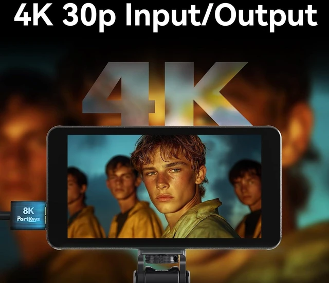 Alt view image 5 of 7 - PT5 II 5" Touchscreen DSLR Field Monitor, 4K30P In/Out, Wide Color Gamut Peaking, 3D LUT, Luma RGB Waveform & Video Assist, New UI MOVnorm OS