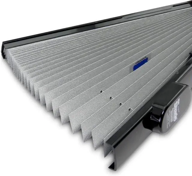 Alt view image 6 of 6 - 25" Retractable Windshield Sunshade - Car & Truck Windshield Shade for SUVs, Pickups & Sedans, Accordion Retractable Design, UV Protection, Heat Blocking Sun Shade