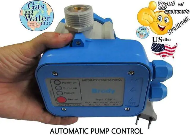 Alt view image 5 of 5 - Automatic Electronic Switch Control Water Pump Pressure Controller 110 or 220V (works on both)