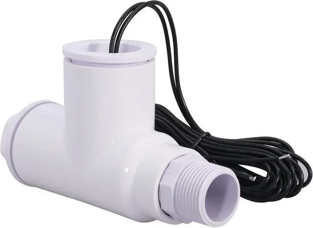 Alt view image 2 of 7 - SS1 Float Switch Condensate Overflow Switch with 3/4 Inch Adaptor and 6FT Wire for HVAC Drain Pan Condensate for condensate Overflow Detection (15PCS)