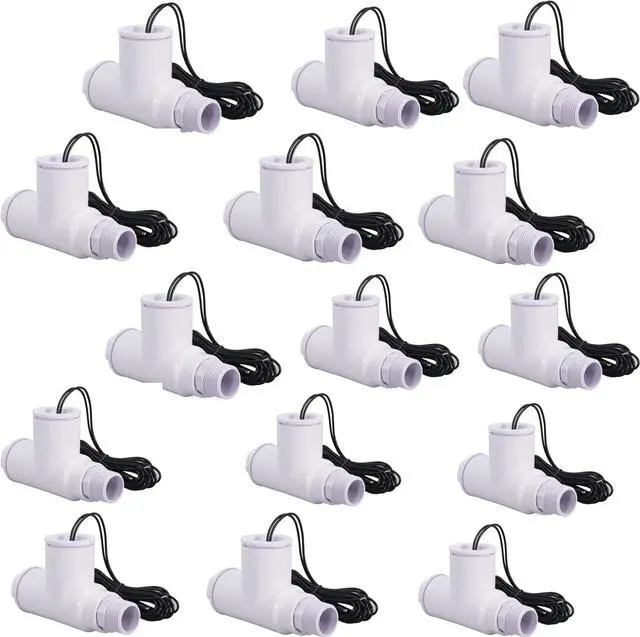Main image of SS1 Float Switch Condensate Overflow Switch with 3/4 Inch Adaptor and 6FT Wire for HVAC Drain Pan Condensate for condensate Overflow Detection (15PCS)